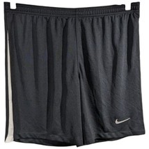Nike Athletic Sports Shorts Black with White Stripe Mens Sz L Large (No ... - $28.93