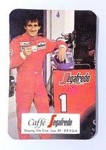 Alain Prost &amp; Segafredo &amp; Mclaren ✱ Rare Vintage Formula 1 Pocket Calendar 1987 - £31.02 GBP