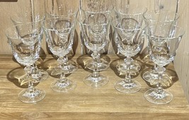Vintage Royal Bavarian Clear Crystal Water Goblets Set of 10 EUC - £44.31 GBP