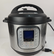 Instant Pot Nova Plus 60 Electric Pressure Cooker 6 Quart Multi-use Tested - $45.00