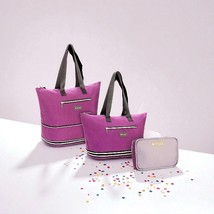 Biaggi Zipsak Boost! Tote Purple Microfold Carry-On Expands to 15"x12"x8" NWT - $1,407.18 MXN