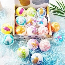 Bubbles Bath Bombs Gift Set 9 Large Organic Natural Handmade Bath Spa Relaxing - £19.63 GBP