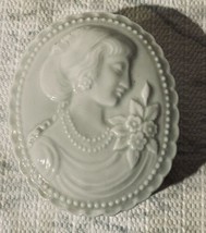 Vintage Cameo Takahashi Lidded Porcelain Jewelry Trinket Box~4*3” - £13.33 GBP