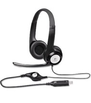 Logitech H390 Black Over the Ear Headset w/ Noise Canceling Headphones New - $16.82