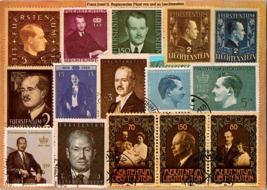 Postcard Liechtenstein Stamps Franz Josef II 1939-1981 Unposted  6 x 4&quot; - £6.05 GBP