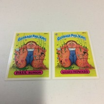 1987 Topps Garbage Pail Kids #281a Soured Howard and #281b Paul Bunion MINT - $9.95