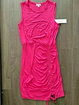 new $99 CALVIN KLEIN women&#39;s Pink Summer Beach DRESS sz 8 (Medium) everyday top  - £31.45 GBP