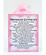 Menopause Survival Kit - Unique Fun Novelty Gift & Card Keepsake | Secret Santa - $8.14