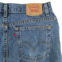 14 Womens Levi&#39;s 550 Blue Denim Jeans Women Relaxed Tapered Vintage Hi R... - £62.04 GBP