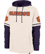 Clemson Tigers Men&#39;s &#39;47 Trifecta Shortstop Pullover Hoodie Size Large NCAA - $1,092.57 MXN