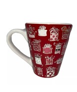 Starbucks Mug Red &amp; White Ceramic Christmas Gift Design  2004 12 oz - €5,05 EUR