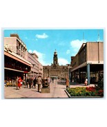 Vintage City Hall Stadhuisplein Pedestrians Store Rotterdam Street - $130.47 MXN