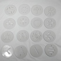 16 Plastic Cookie Extruder Plates - £15.50 GBP