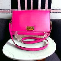 Kate Spade Harwood Place Fiona Pink Leather Crossbody Shoulder Bag Handb... - $56.09