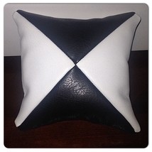 Cushion Cover Leather Pillow Throw Hair Decorative Genuine Decor Rug Whi... - $9.49+