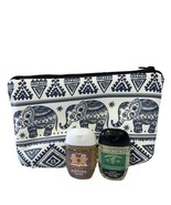 New Bath &amp; Body Works 3-pc Gift Set Cosmetic Bag (2) Antibacterial Hand ... - £10.38 GBP