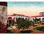 Courtyard of Mission San Juan Capistrano California CA UNP DB Postcard H25 - £2.33 GBP