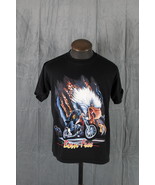 REtro Graphic T-shirt - Big Eagle Biker Graphic Born Free - Men&#39;s  Large - $66.88 CAD