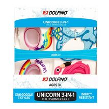 Dolfino 3-in-1 Swim Goggle Set for Children, Unisex Multicolor Ages 3+ - $16.82