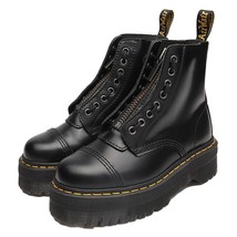 Women Martin Boots Leather Boots Ladies Chunky Motorcycle Boots Women Classic Ro - £79.67 GBP
