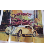 Vintage 1939 LAGONDA LG6 POSTER- Ptd 1969 For AUTOMOBILE QUARTERLY 19”x24” - $8.54