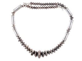 27&quot; Vintage Sterling Navajo pearl necklace - £535.79 GBP