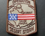 OPERATION DESERT STORM GULF WAR EMBROIDERED ARM PATCH 2.5 x 3.5 INCHES - $5.64