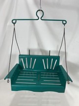 Belle Fleur Porch Swing Squirrel Feeder, 3 Corn Cob Capacity, Metal Fun Feast - $39.59