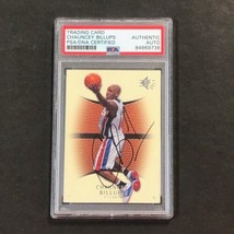 2007-08 Upper Deck Authentic #87 Chauncey Billups Signed Card PSA Slabbed Piston - £99.09 GBP