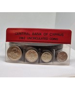 1982 OFFICIAL CENTRAL BANK OF CYPRUS BRILIANT SET  UNCIRCULATED COINS. R... - $38.61