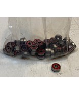 60 Quantity of Speed Metal Skateboard Bearings 22x8x7mm Red (60 Quantity) - $99.99
