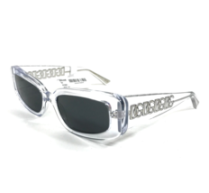 Dolce &amp; Gabbana Sonnenbrille Dg4445 3133/87 Klar Silber Logos mit Schwar... - $178.19