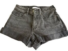 PacSun Black Denim Mom Shorts Size 23 - $18.04
