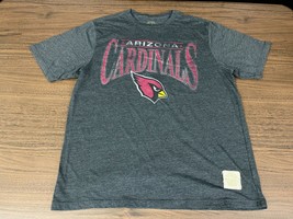 Arizona Cardinals Men’s Gray NFL Football T-Shirt – Auth. Retro Sport – Large - £3.98 GBP