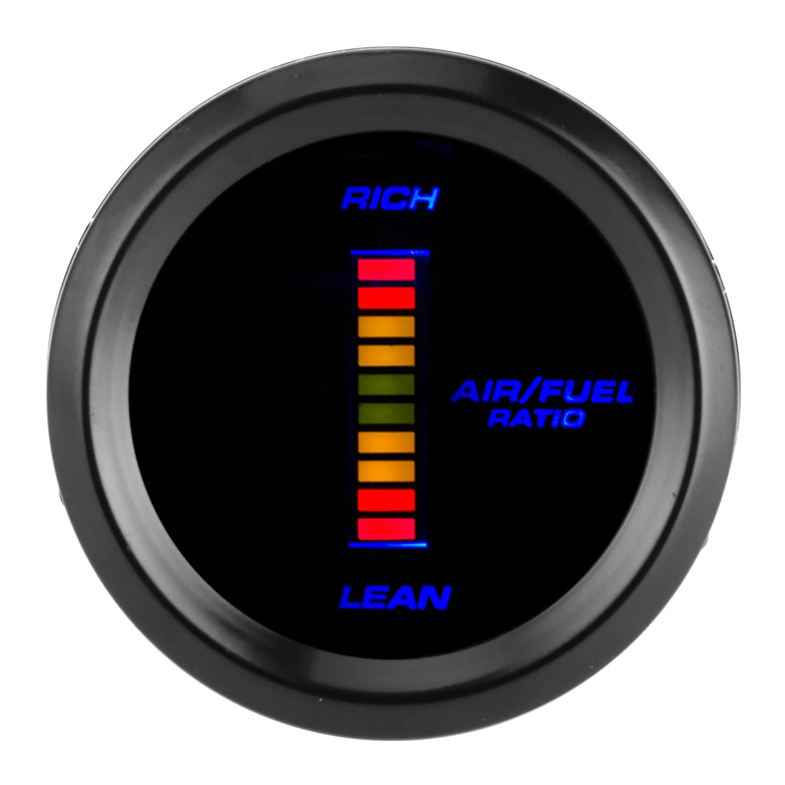 AFR Gauge Kit Universal Air Fuel Ratio Gauge Blue LED Indicator Meter 52mm Dia - £34.57 GBP