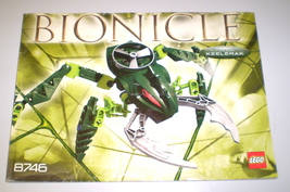 Used Lego Technic Bionicle INSTRUCTION BOOK ONLY # 8746 Keelerak Metru Nui  - $12.50