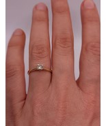0.30ct Diamond Ring, 14K Diamond Ring, CVD Diamond Ring, Real Gold Ring - $1,049.98 CAD