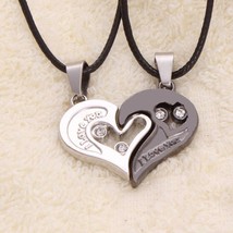 Ying Yang Heart Necklace-Soulmate - £31.31 GBP