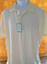North End Eco Golf Shirt Off White Cotton and Soy Large - £10.95 GBP
