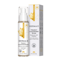 DERMA E Vitamin C Serum Face Hyaluronic Acid Concentrated Brightening Serum 2 oz - £39.75 GBP