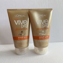 (2) L'OREAL Vive Pro Glossy Style Smooth Gloss Anti-Frizz Cream NEW - $34.99
