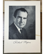 President Richard Nixon Signed Photo 6x9 Black White Card Stock Paper No... - £157.37 GBP