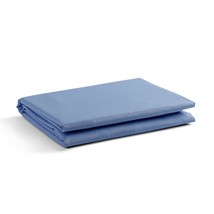 100% Cotton Percale Sheets Queen Size, 1 Flat Sheet- Crisp, Cool And Strong Bed  - £42.36 GBP