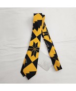 NHL Penguins Pittsburgh Men&#39;s Necktie Tie Christmas Tree Snowflake - £11.84 GBP