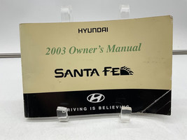 2003 Hyundai Santa FE Owners Manual OEM J01B11005 - £23.92 GBP