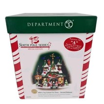  Department 56 North Pole Alfie&#39;s Toy School For Elves 56781 Christmas House - £58.73 GBP