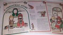 Joan Walsh Anglund A Christmas Story Family Circle 4 Page Magazine Pullout 1981 - £7.74 GBP