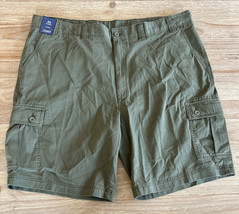 Casuals by Roundtree &amp; Yorke Cargo Relaxed Fit Shorts Size 46 Olive Gree... - £25.16 GBP
