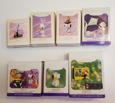 Vtg Hallmark Snoopy PEANUTS EASTER Spring ornaments lot of 7 - 94 95 96 ... - $119.99