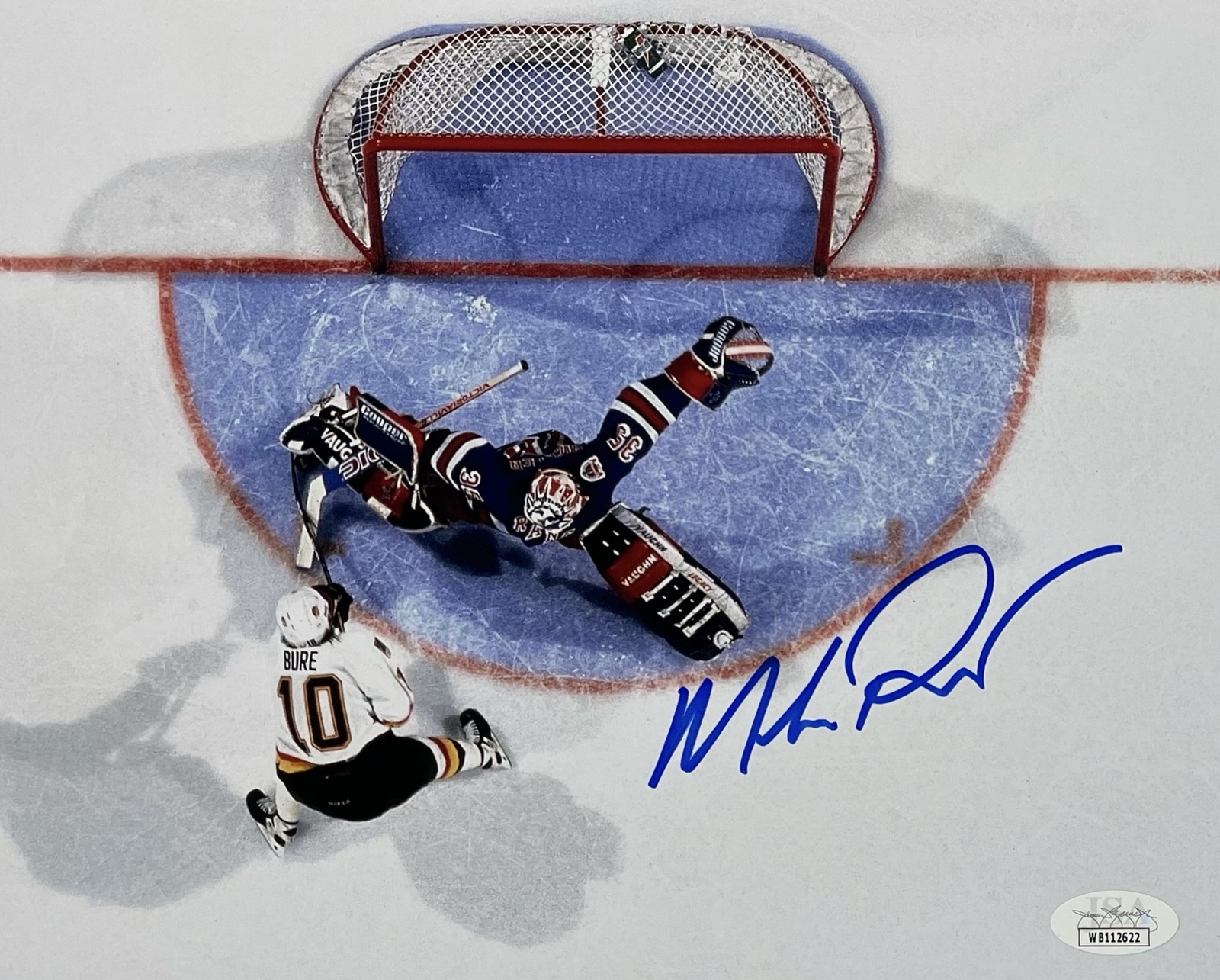 Primary image for MIKE RICHTER Autograph SIGNED 8x10 PHOTO N.Y. RANGERS GOALIE JSA CERT WB112622